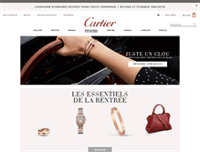 Tablet Screenshot of cartier.fr